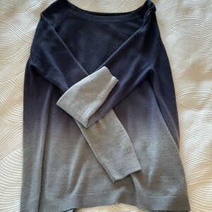 BB Dakota Ombré sweater with open back, size M